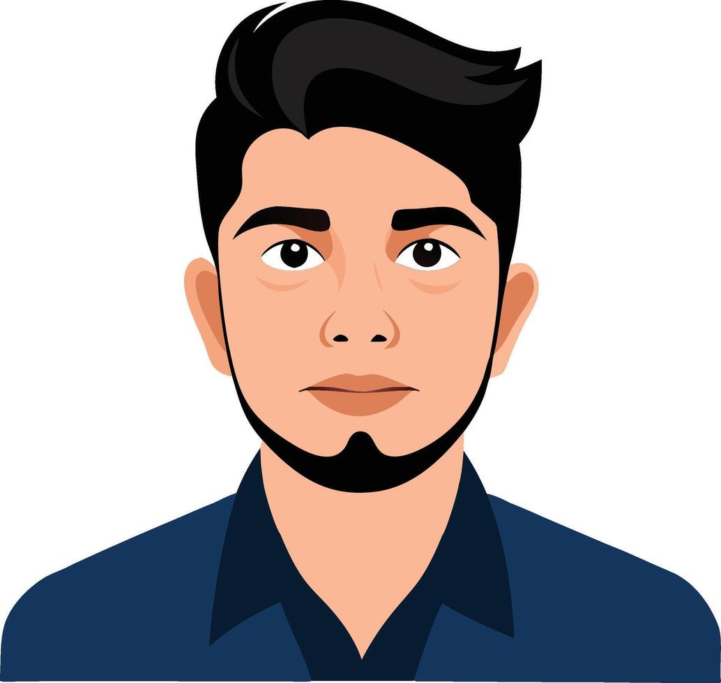 A gentleman avatar art work vector