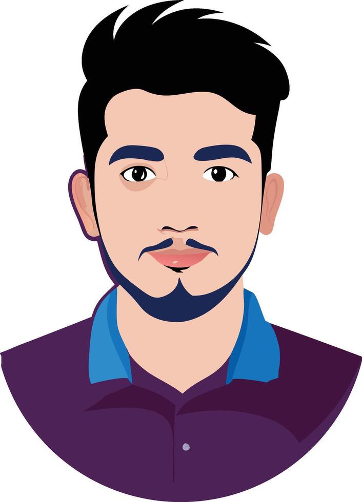 A man cartoon icon vector