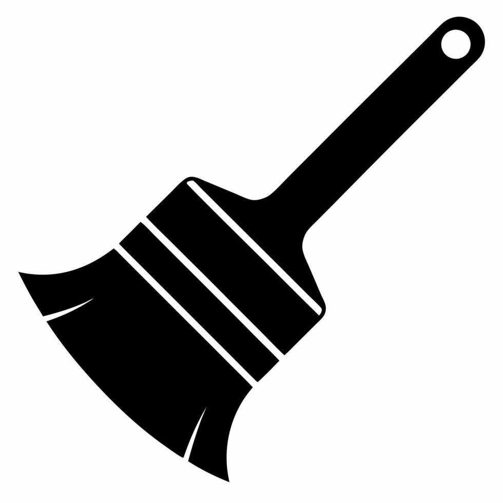 brush black fill icon vector