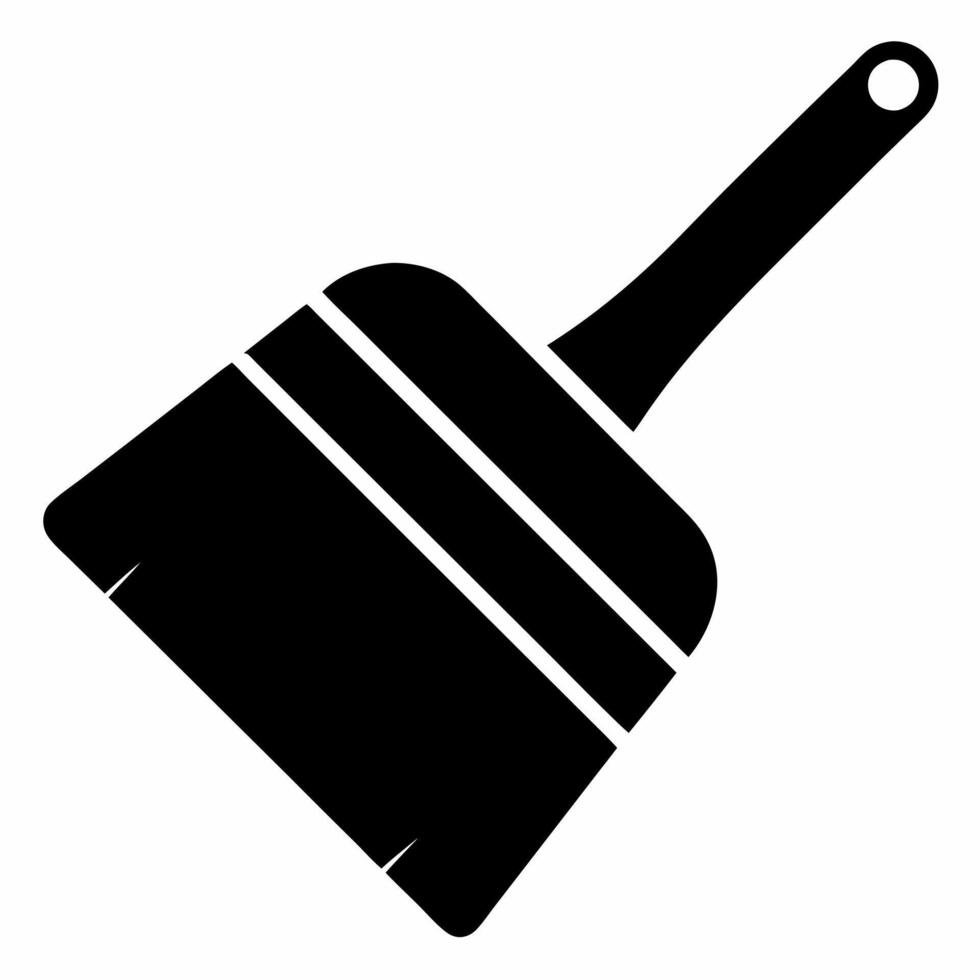 brush black fill icon vector