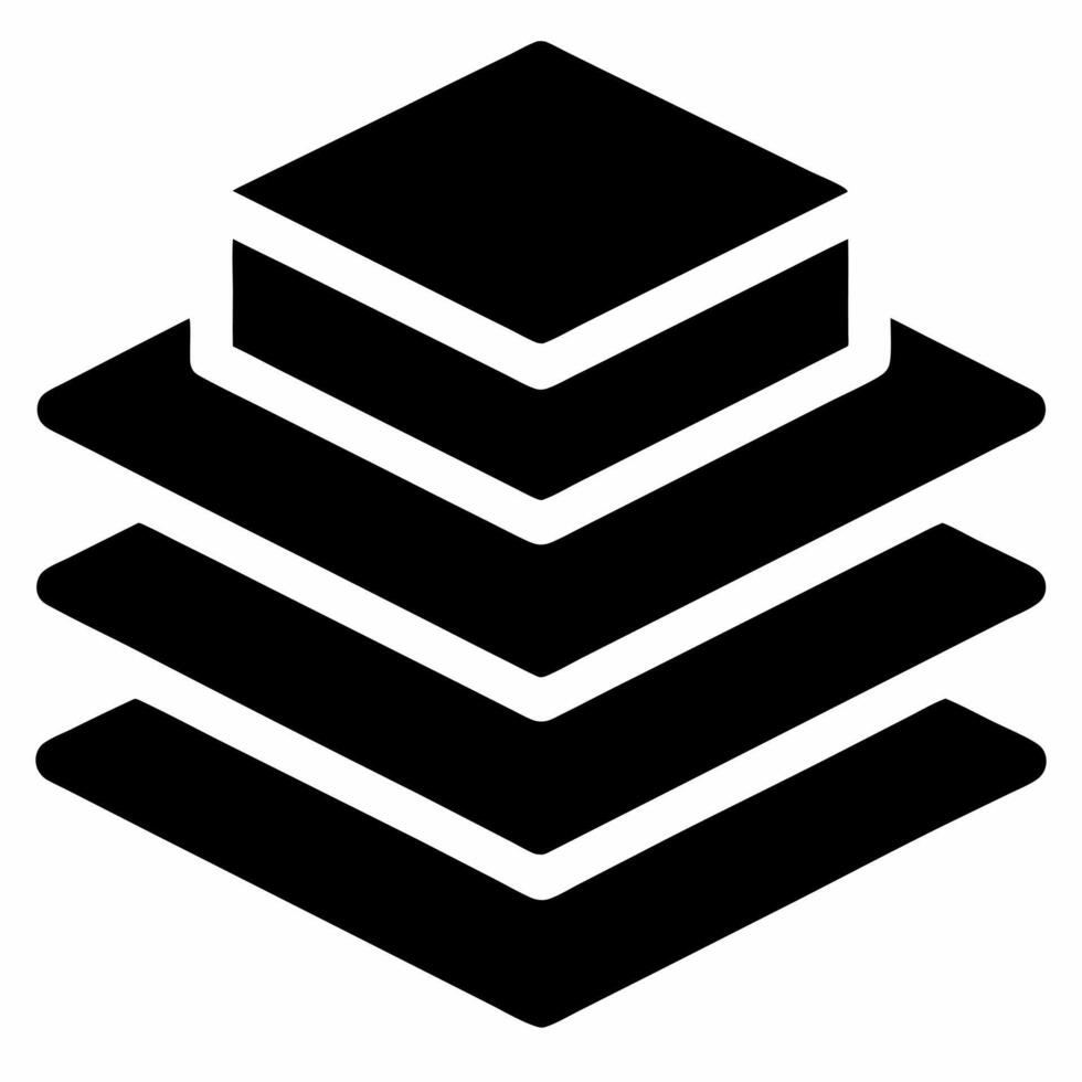 layer group black fill icon vector