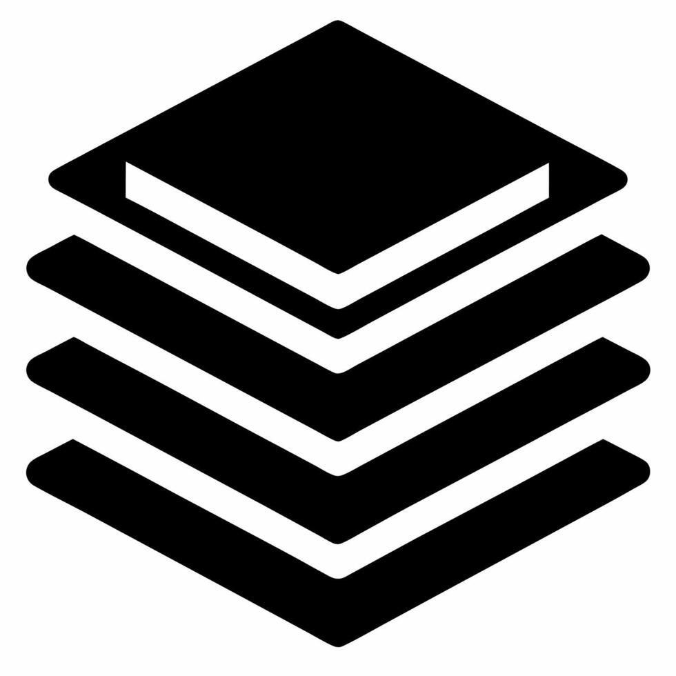 layer group black fill icon vector
