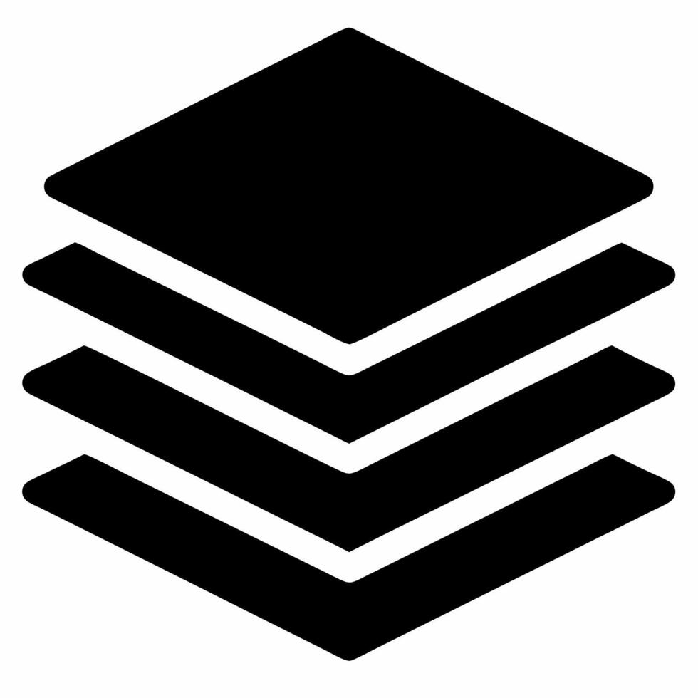 layer group black fill icon vector