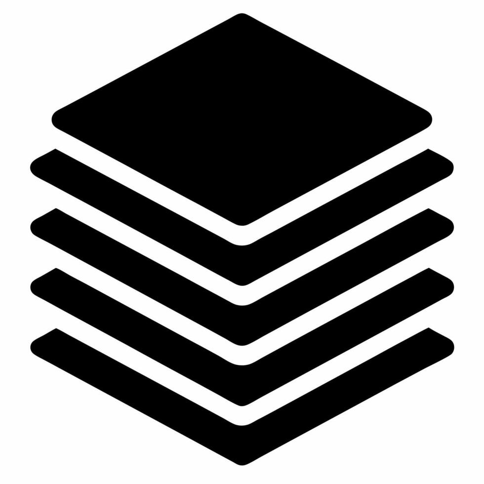 layer group black fill icon vector