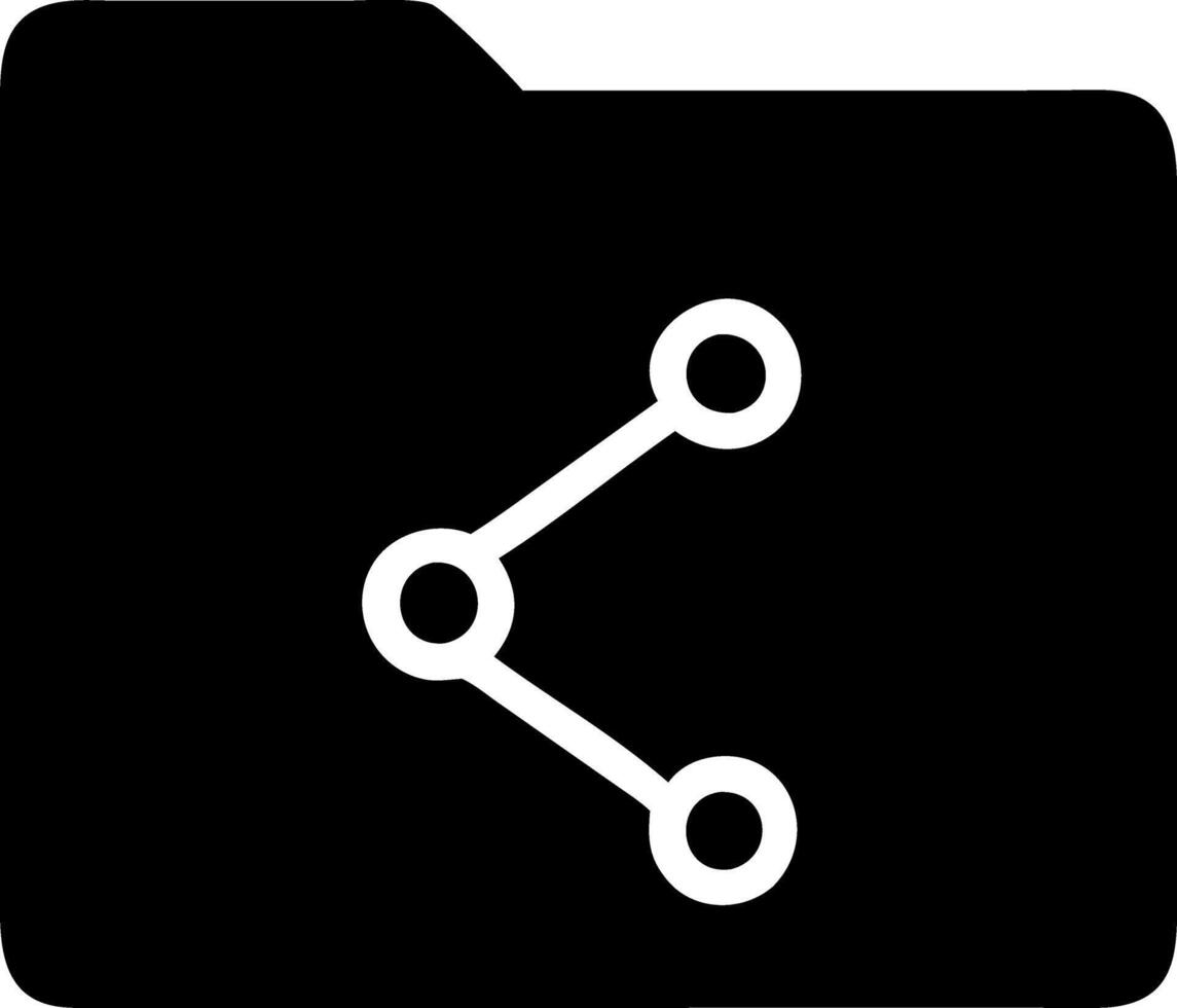 share black fill icon vector