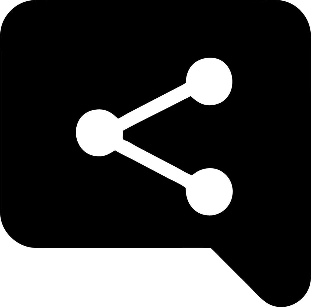 share black fill icon vector