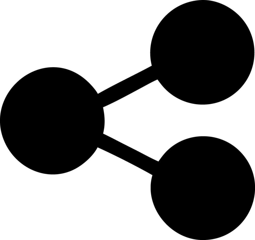share black fill icon vector