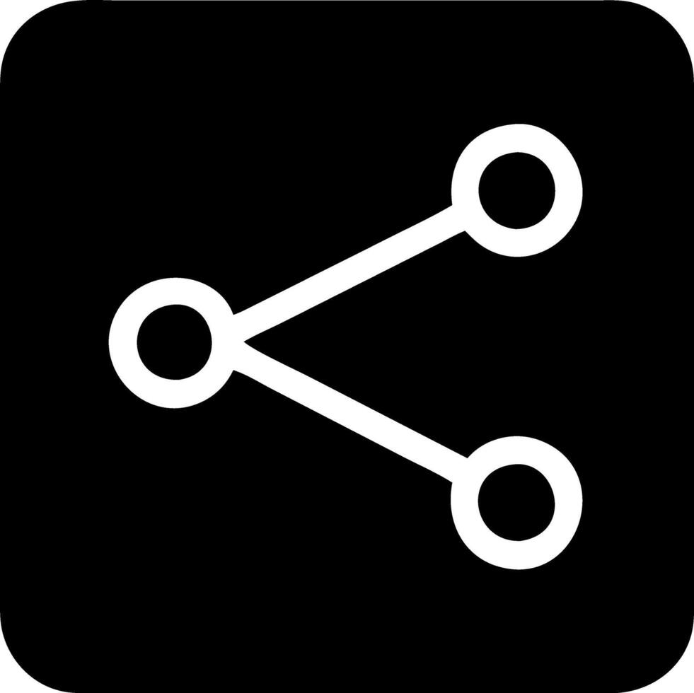 share from square black fill icon vector