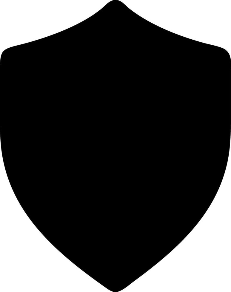 shield halved black fill icon vector