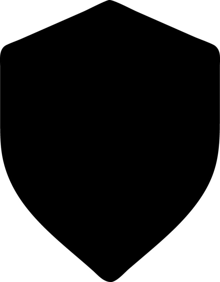shield halved black fill icon vector