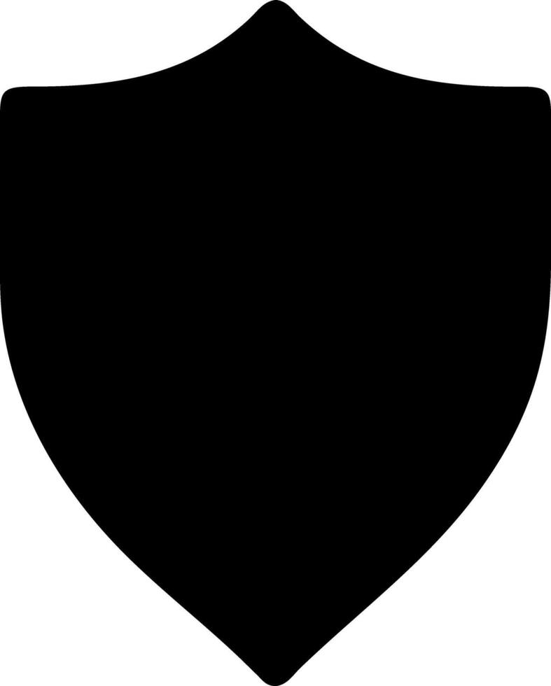 shield halved black fill icon vector