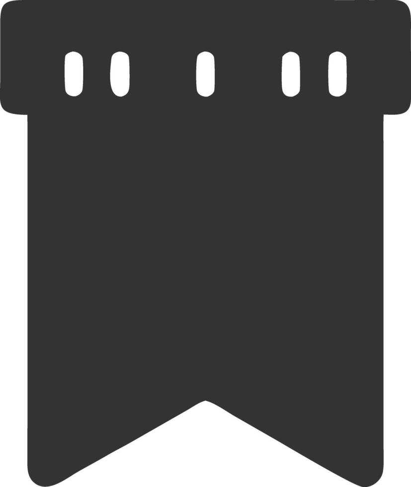 badge black fill icon vector