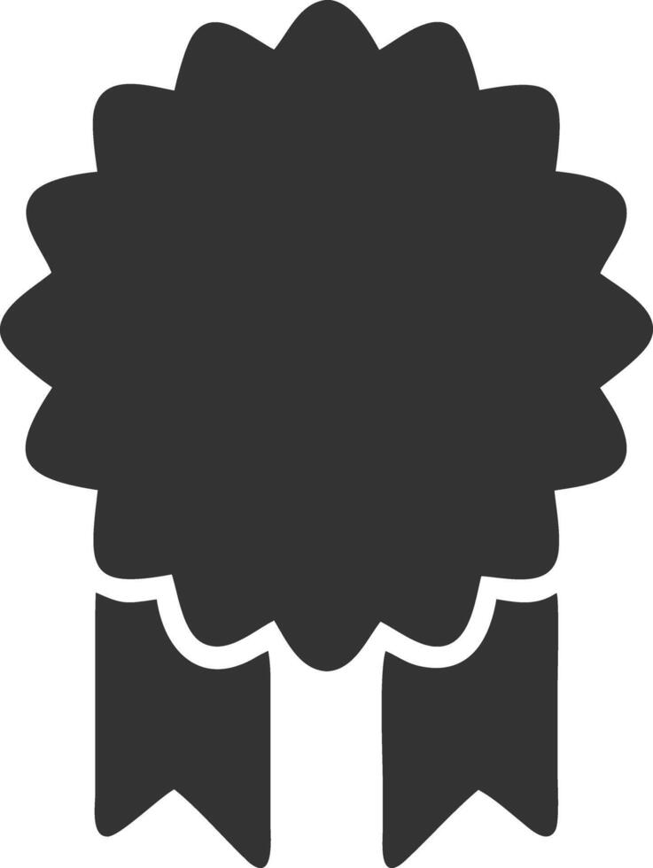 badge black fill icon vector