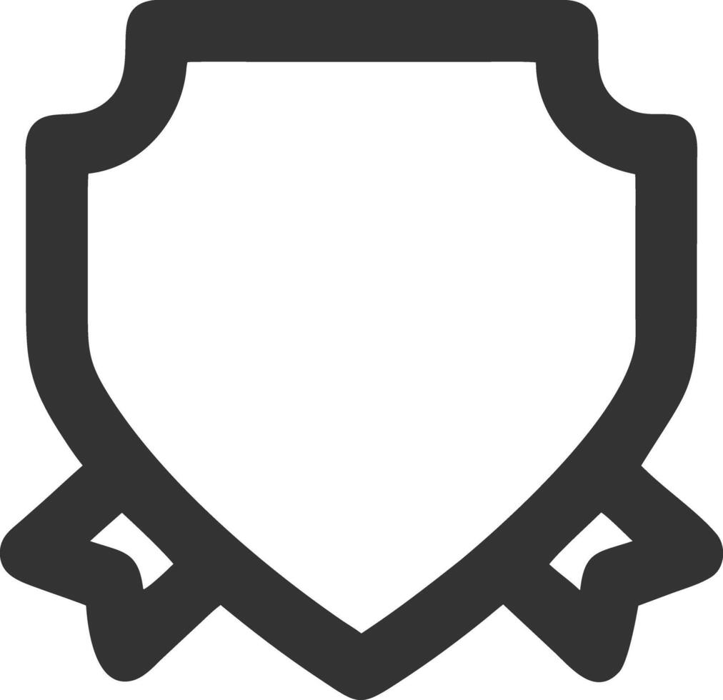 badge black fill icon vector