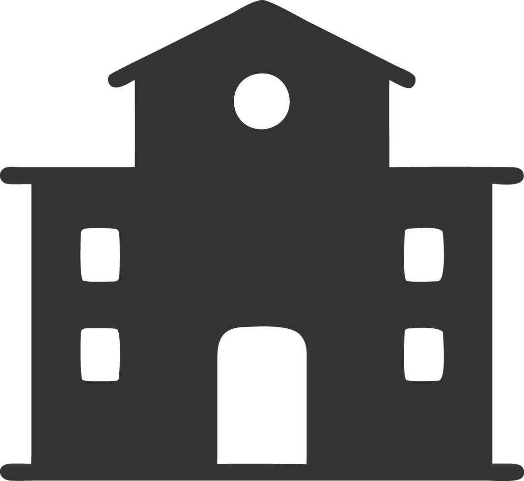 building week black fill icon vector