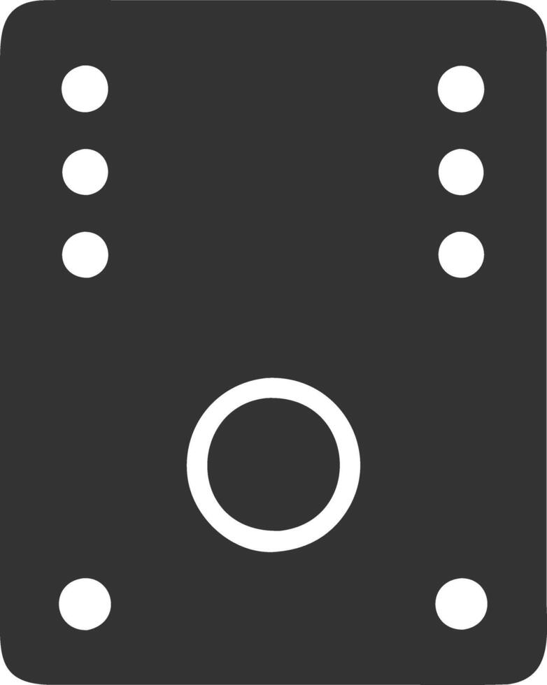 computer speaker black fill icon vector