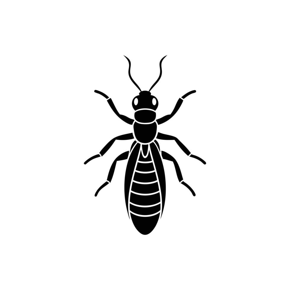 termite silhouette illustration art vector