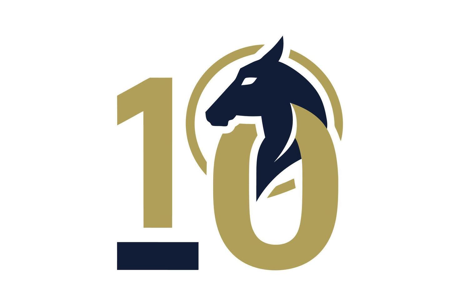 Horse head logo vector