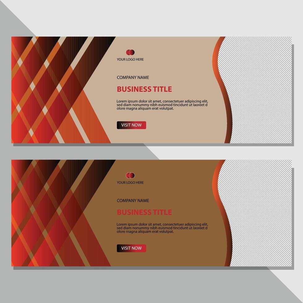 Web Banner Template Design vector