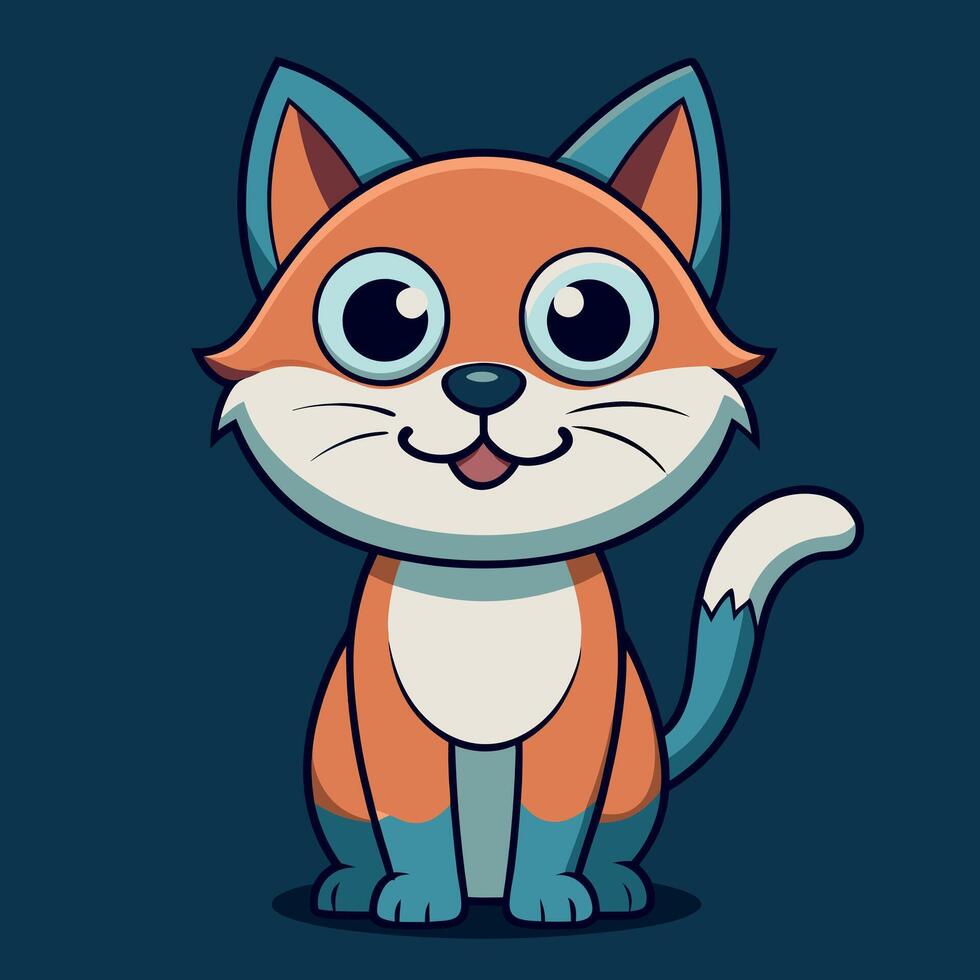 cat art design vector