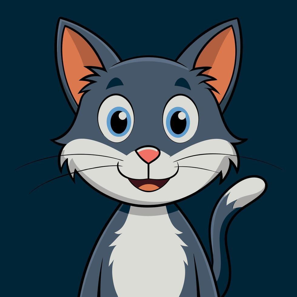cat art design vector