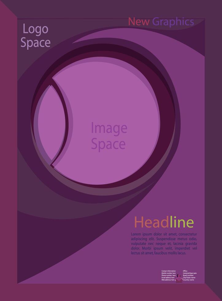 nuevo gráficos diseño vector