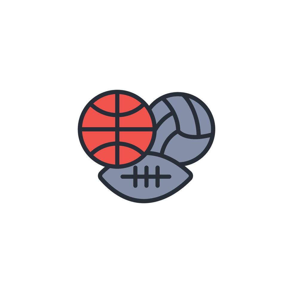Sport icon. .Editable stroke.linear style sign for use web design,logo.Symbol illustration. vector
