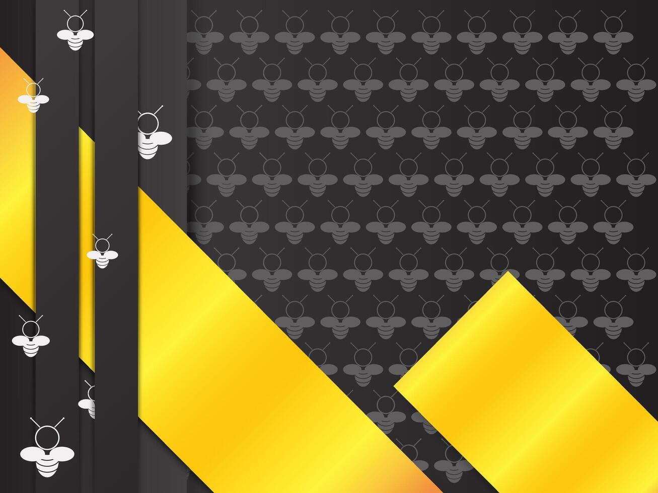 A modern gold and black abstract business background design vector