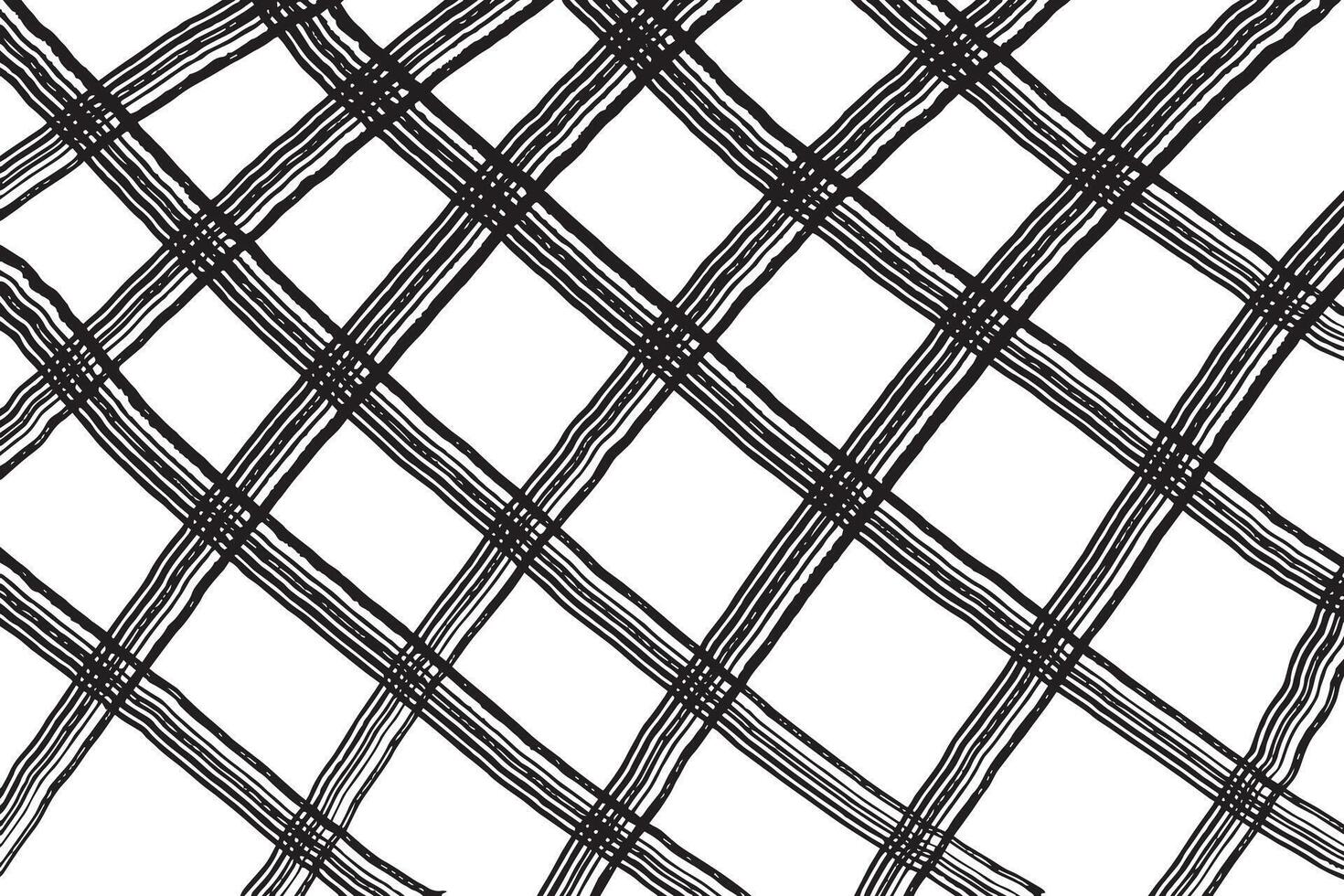 Texture of black marker strokes as an abstract background or pattern. Black abstract hand painted brush strokes. Strokes of black paint isolated on a white vector