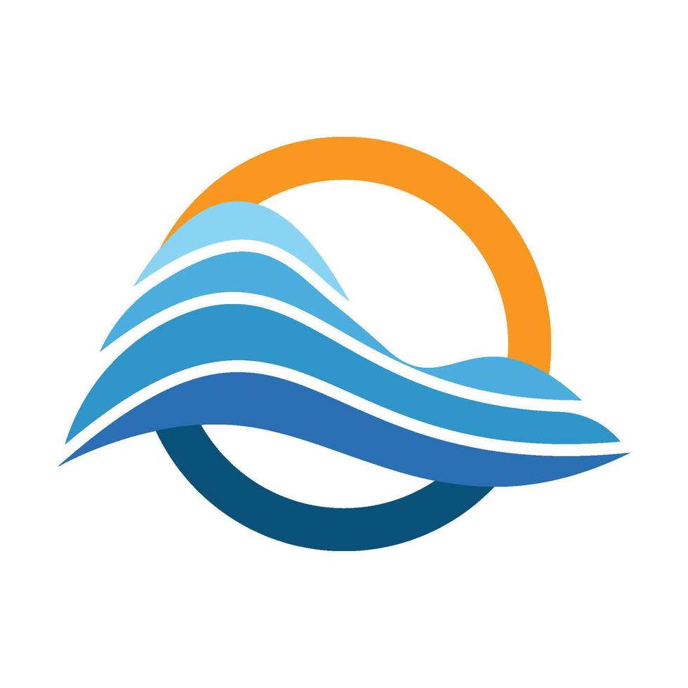 Water Wave Icon vector