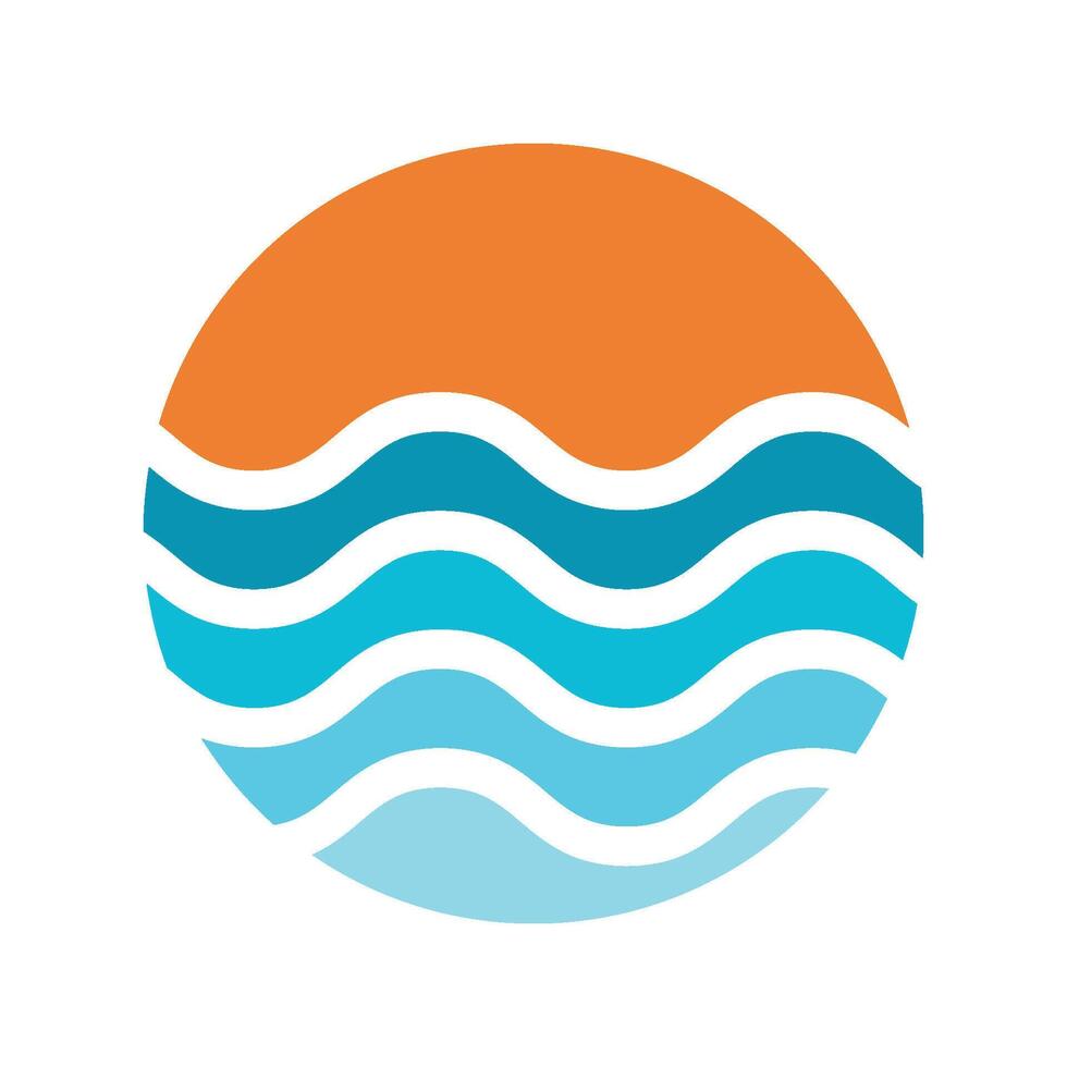Water Wave Icon vector