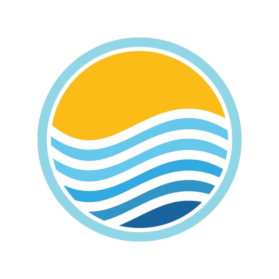 Water Wave Icon vector