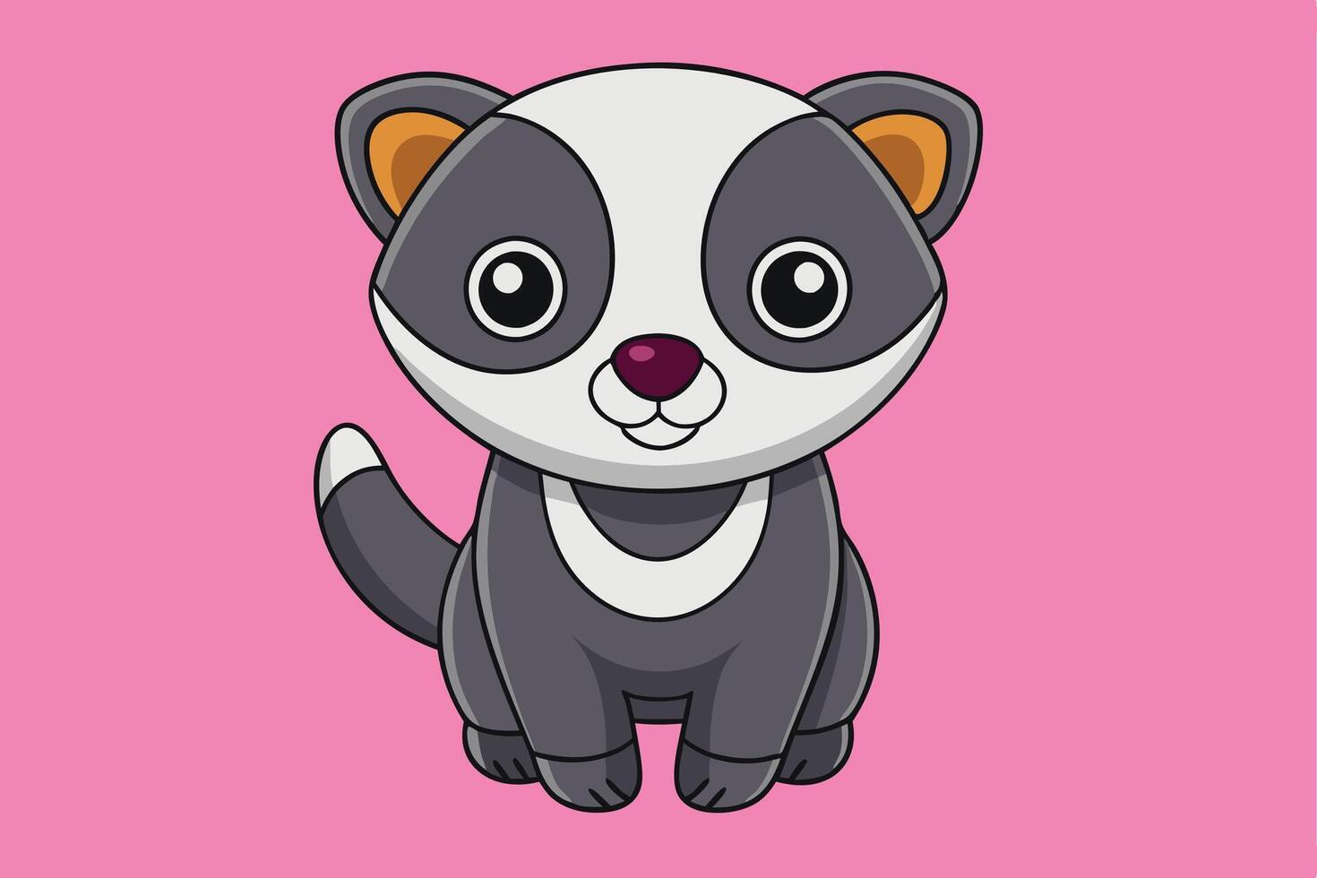 Stunning Badger Graphic Design Element for Creative Projects. Perfect for digital and print use. vector