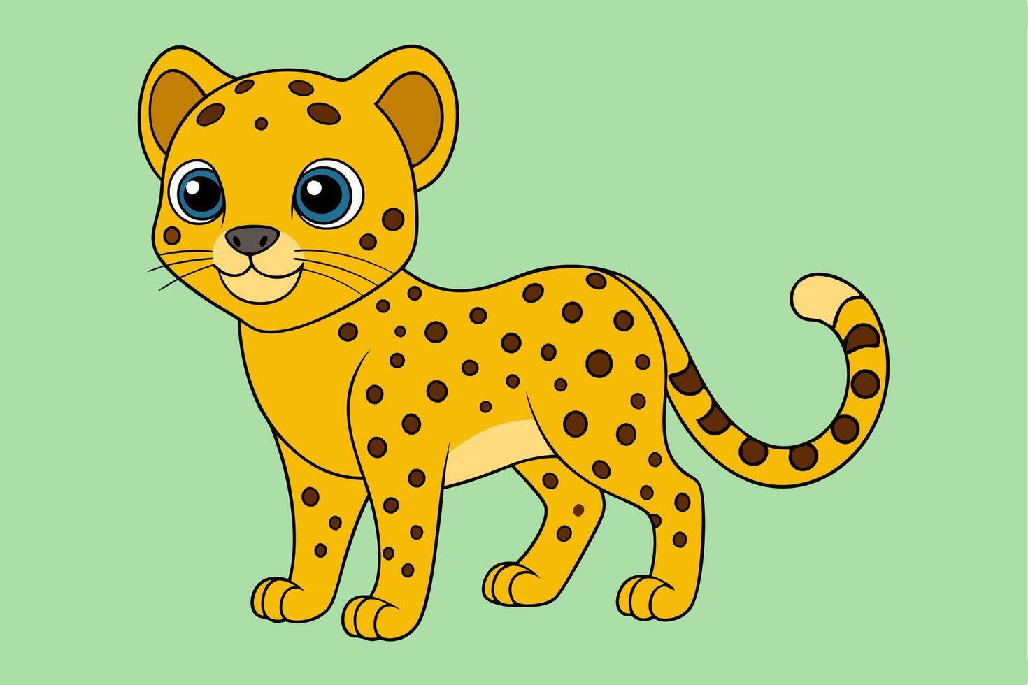 Stunning Cheetah Graphic Design Element for Creative Projects. Stunning cheetah graphic. Perfect for digital and print use. vector