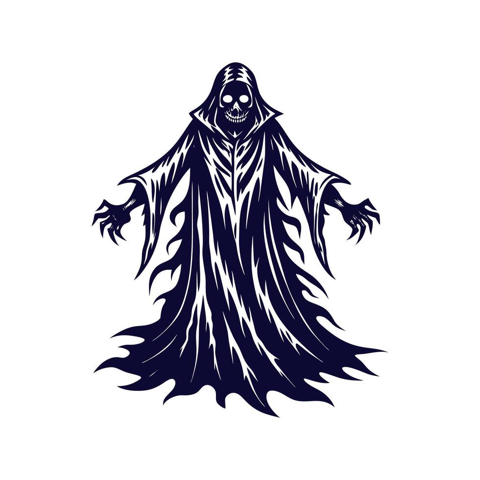 Halloween spooky Clip art isolated illustration on a white background vector