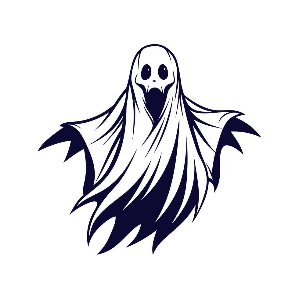 Halloween spooky Clip art isolated illustration on a white background vector