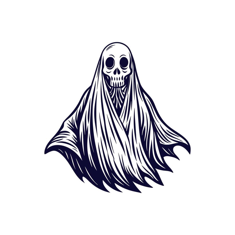 Halloween spooky Clip art isolated illustration on a white background vector