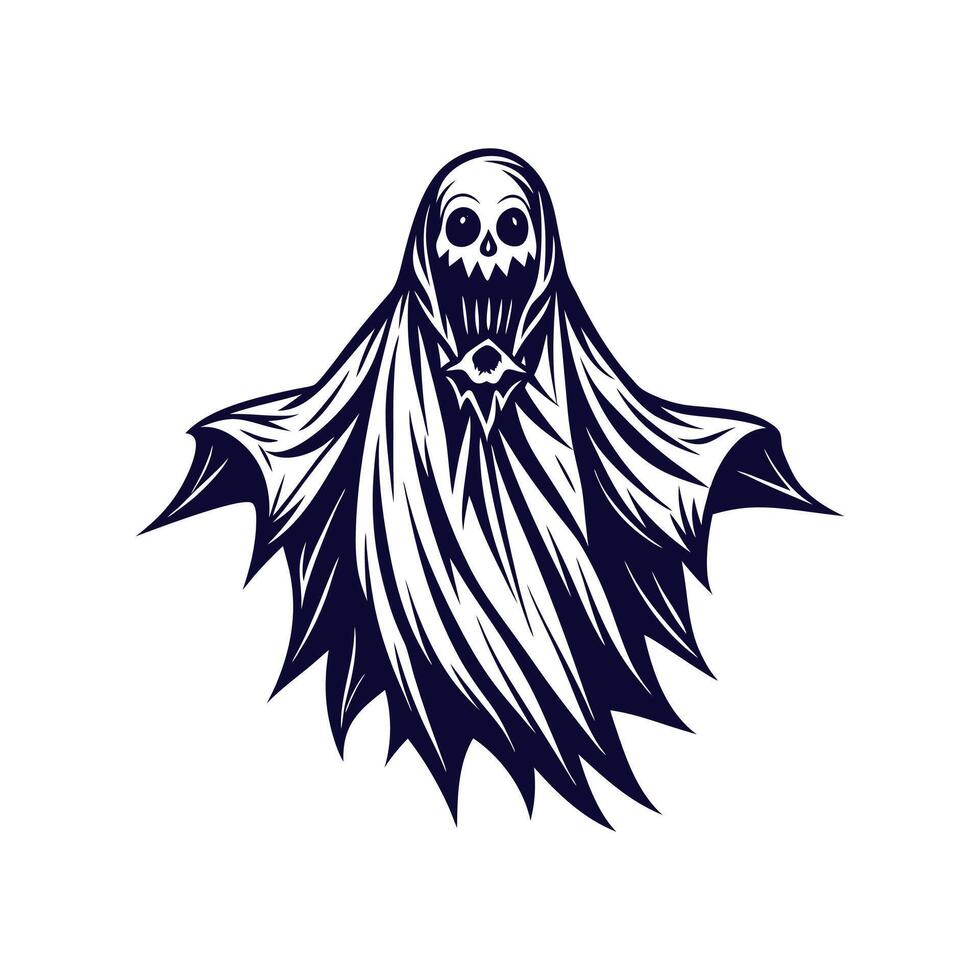 Halloween spooky Clip art isolated illustration on a white background vector