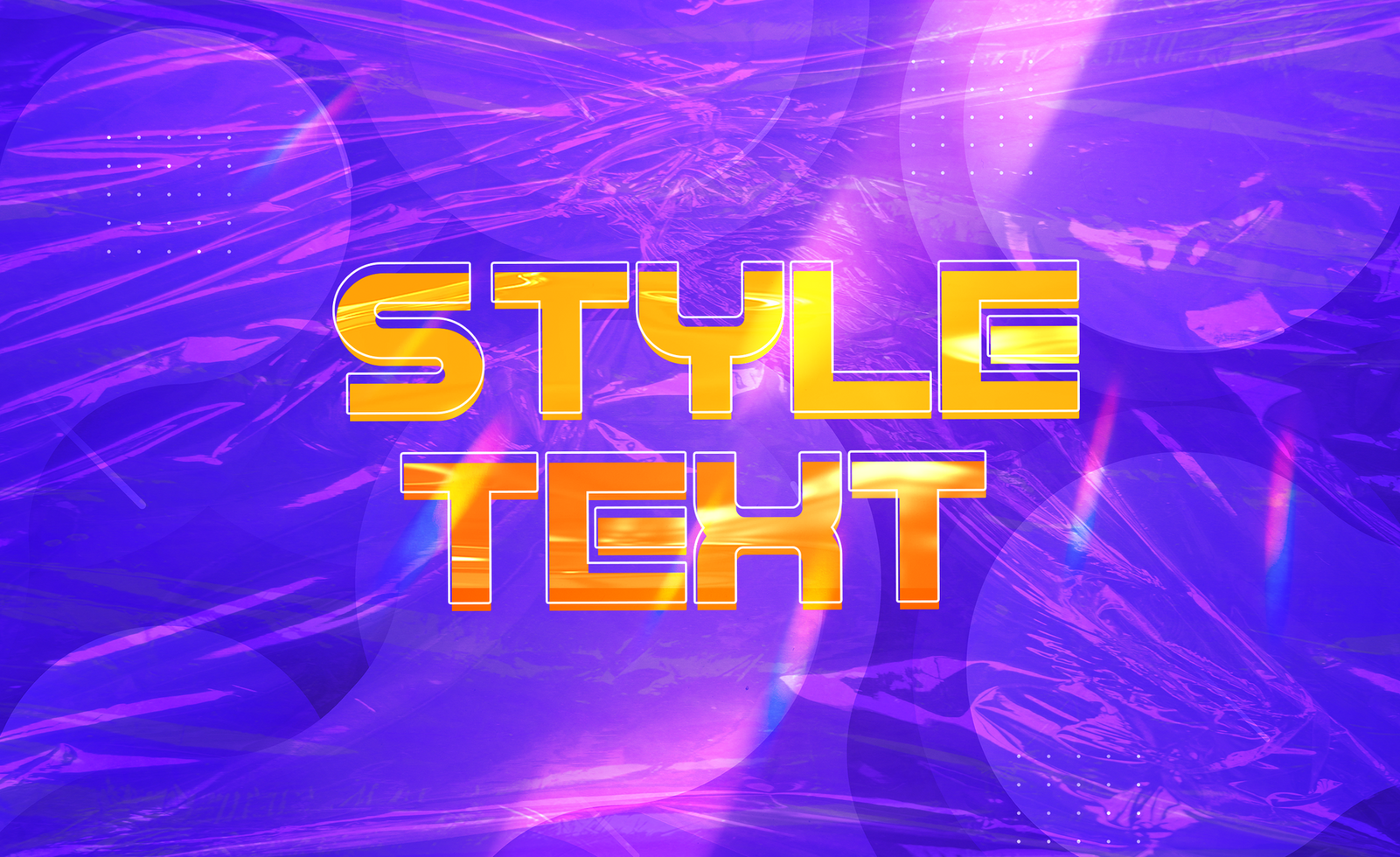 Double Text Effect psd