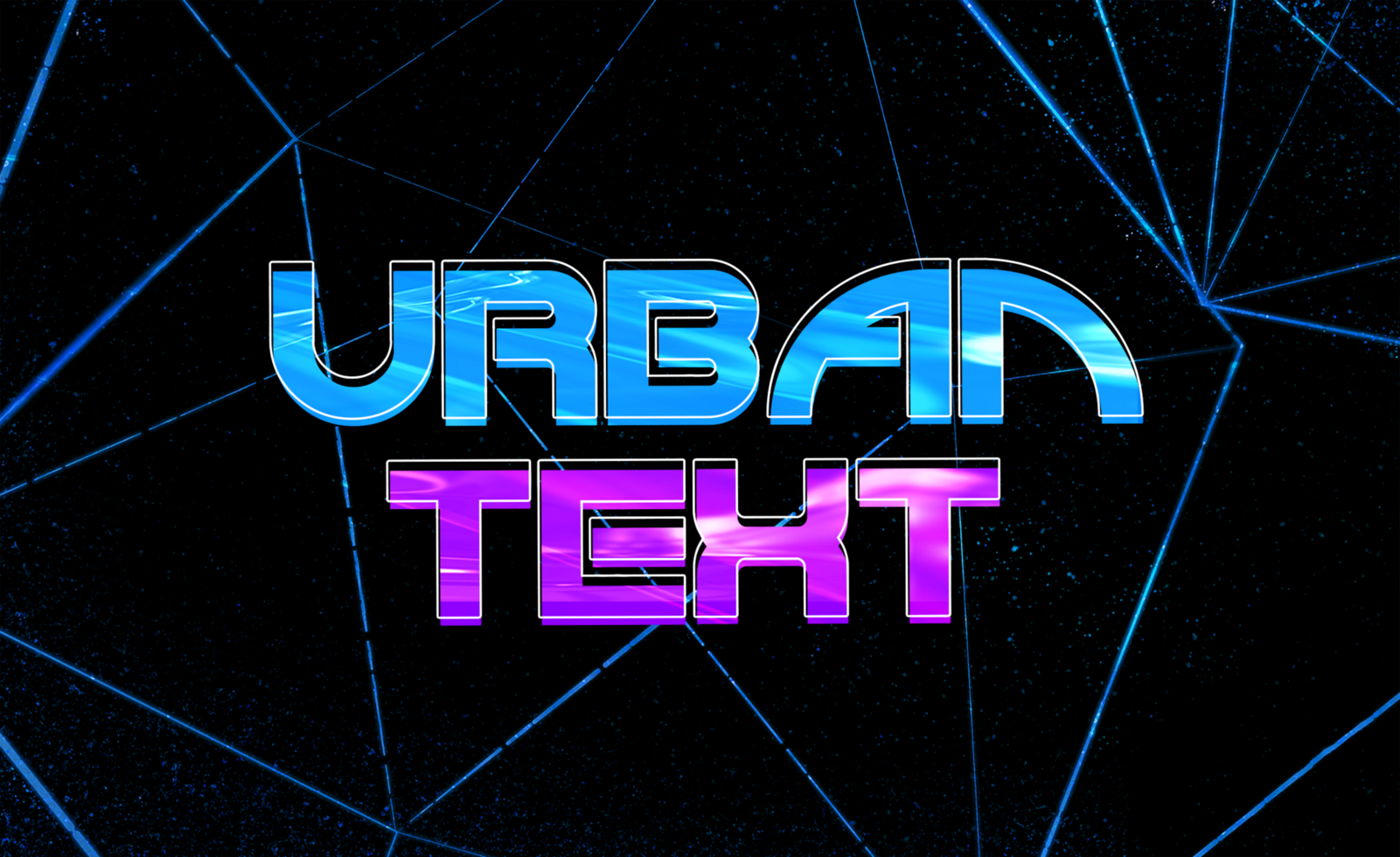 Double Text Effect psd