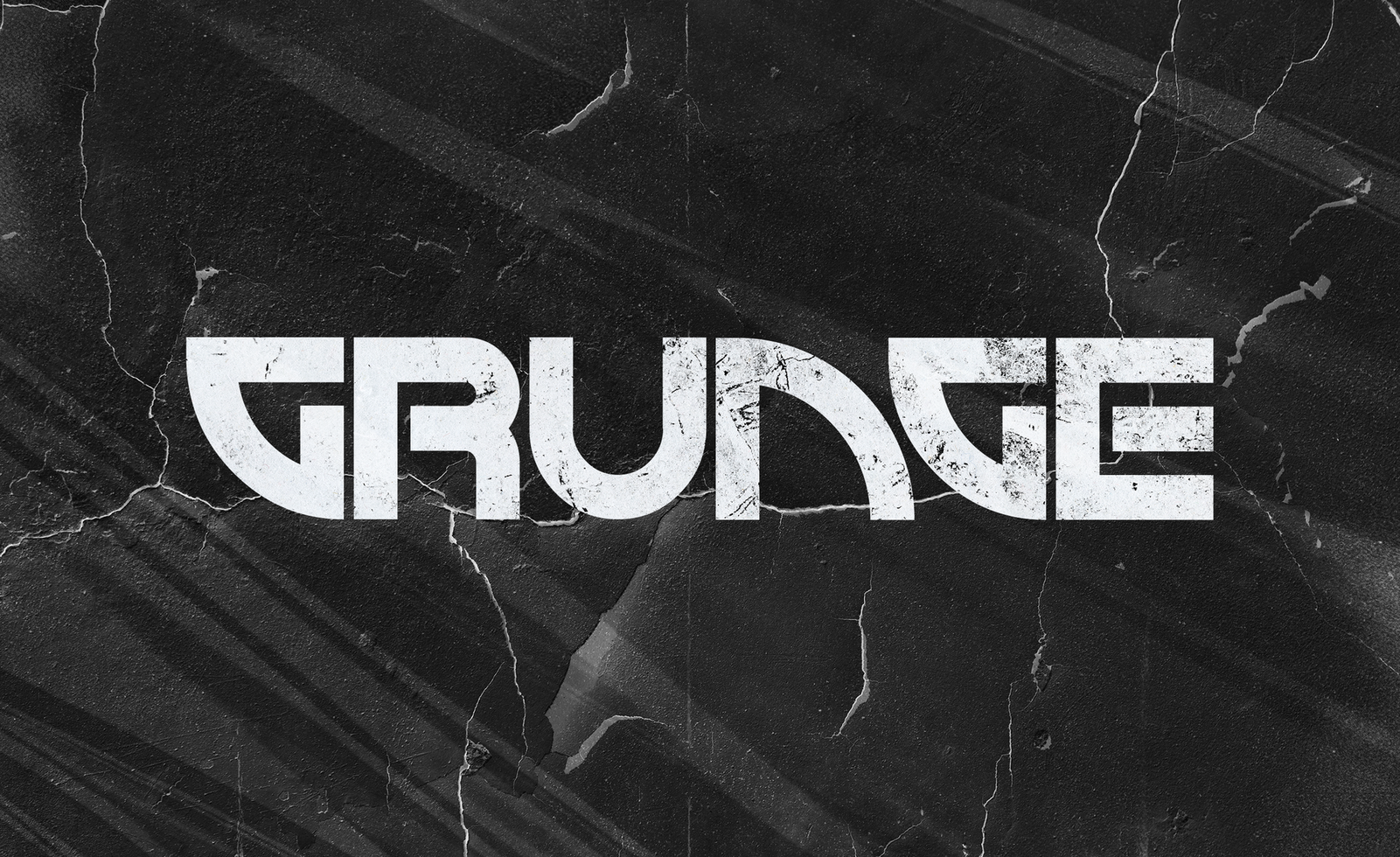 Grunge Text Effect psd