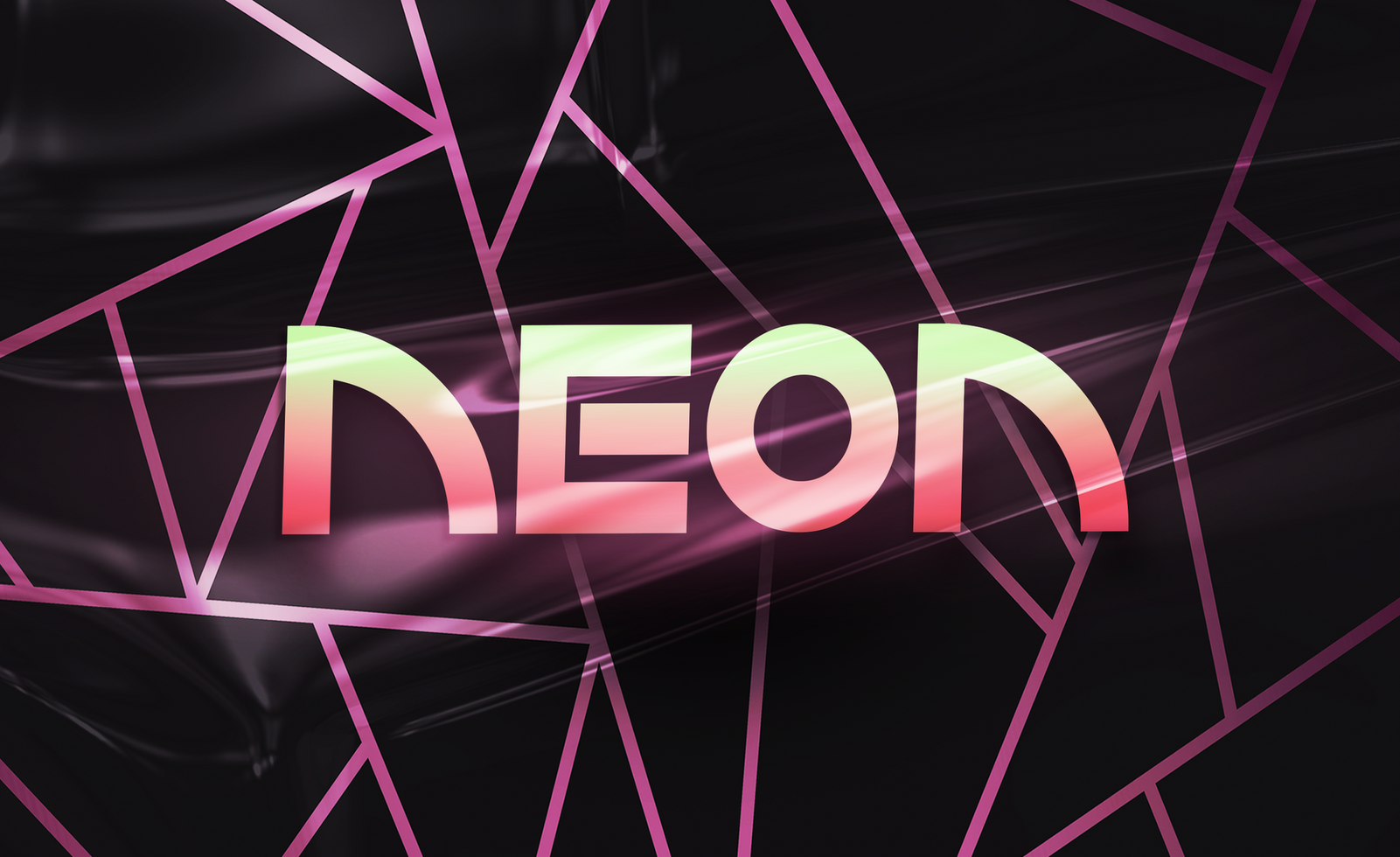 Neon Text Effect psd