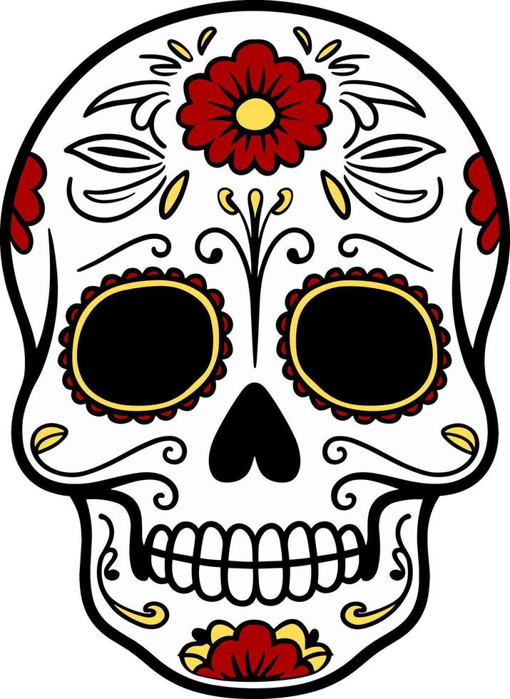 Calavera Sugar Skull vector