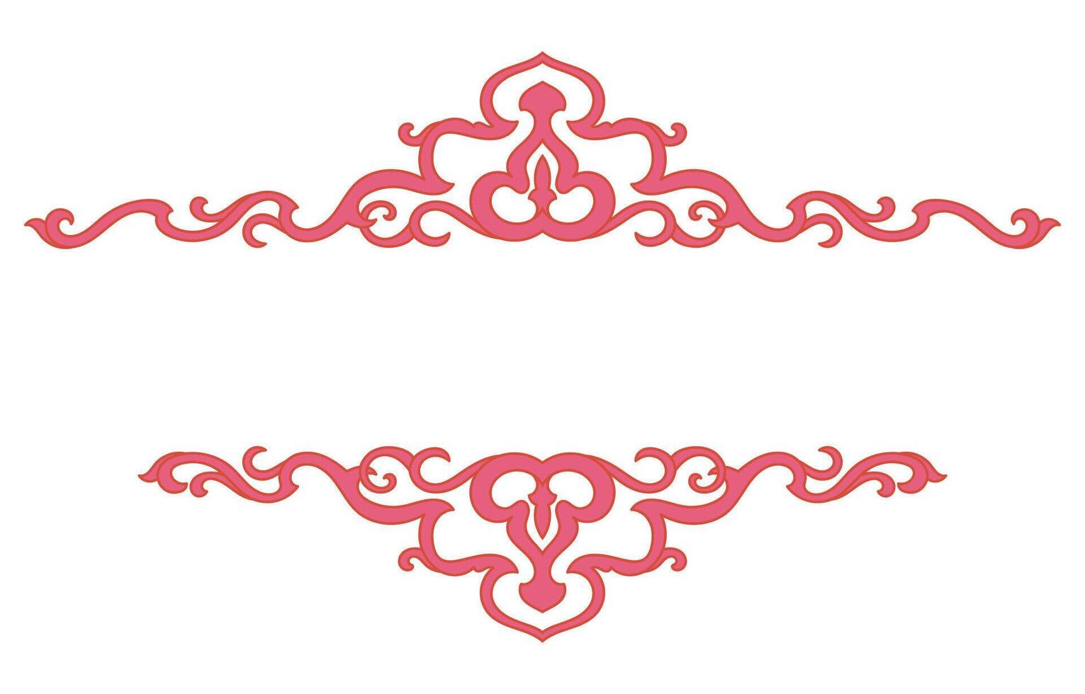 pink vintage frame for message abstract lines vector