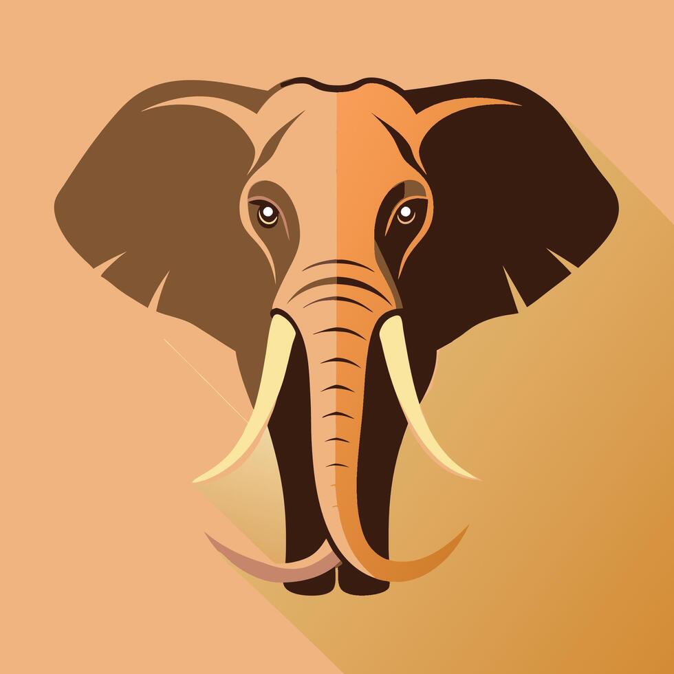 Elephant art illustration vector