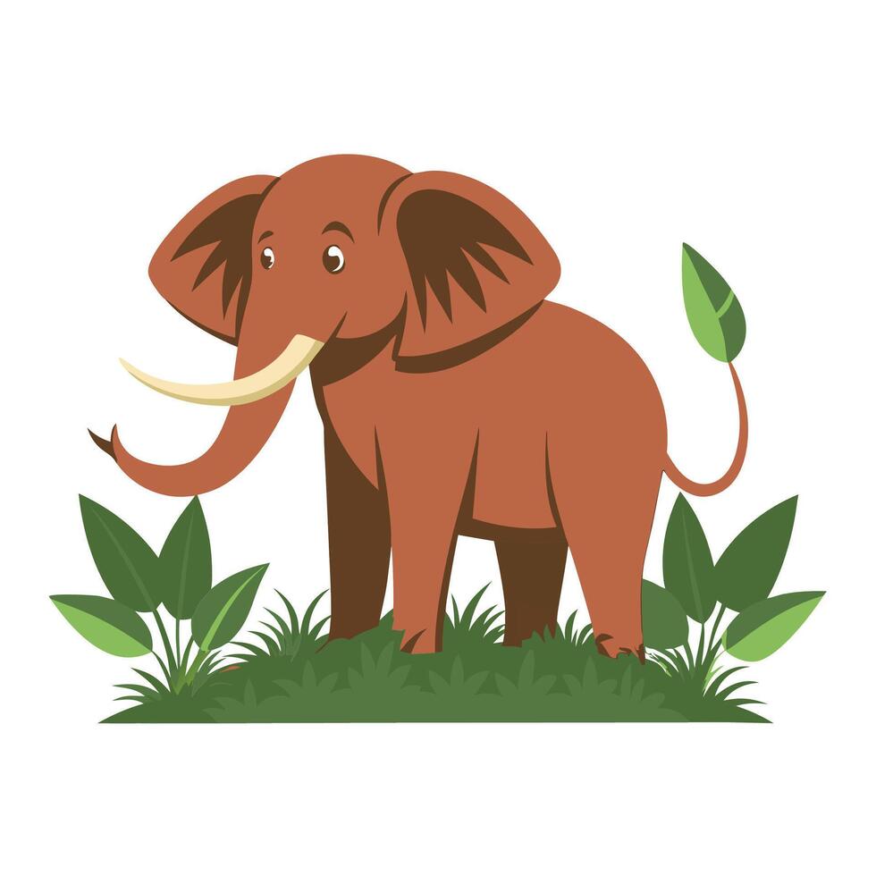 Elephant art illustration vector