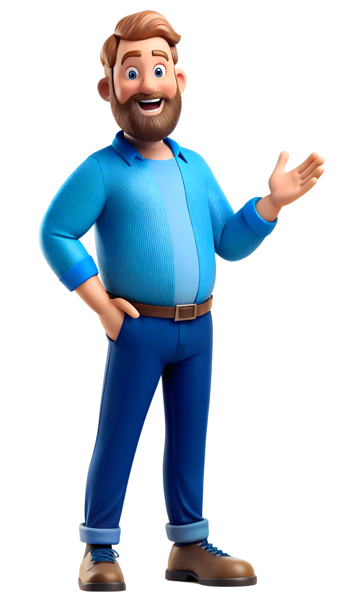 Cheerful Cartoon Man Presenting On Transparent Background 48270406 Png Cheerful Cartoon Man Presenting On Transparent Background 48270406 Png