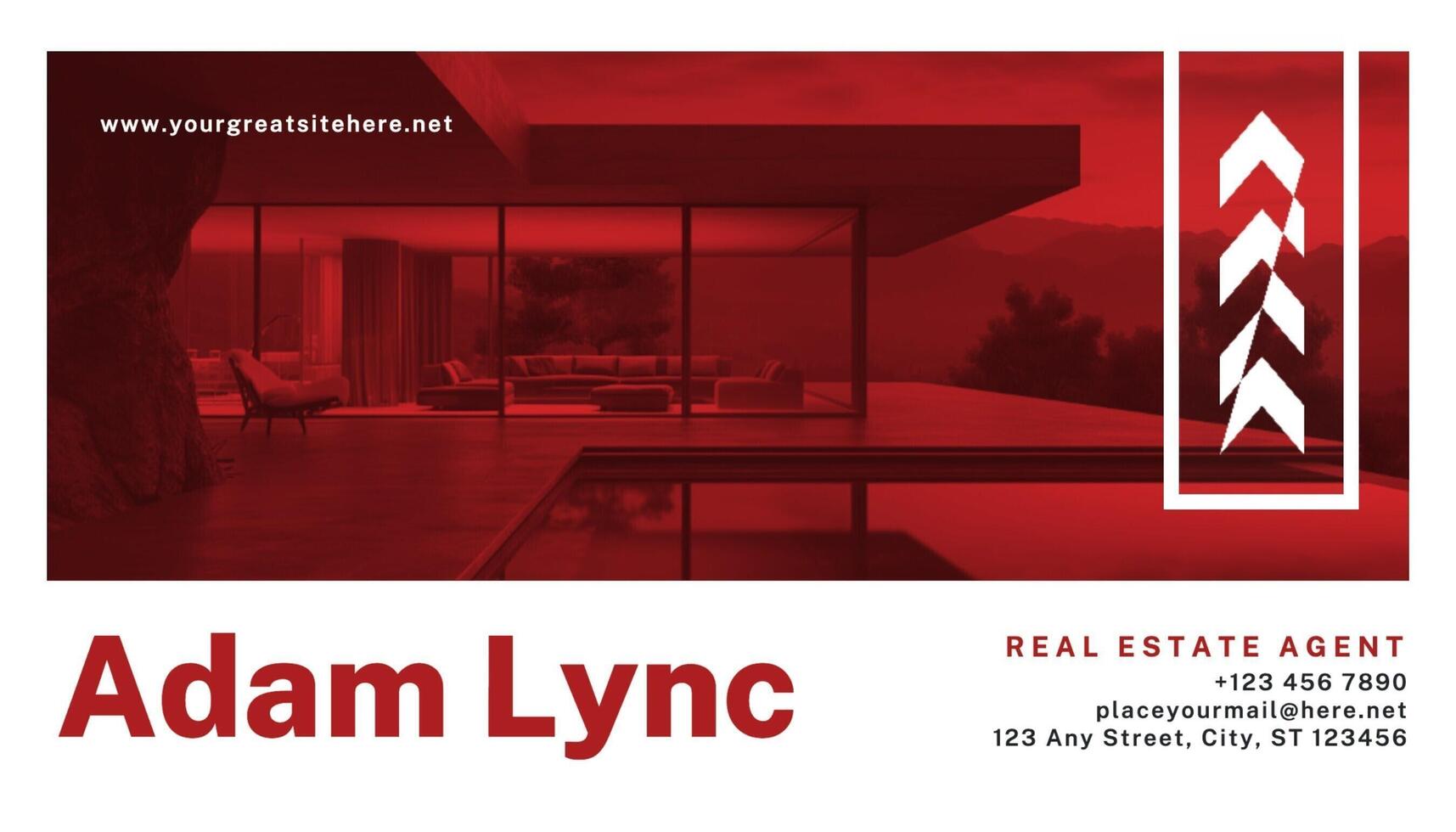 Real Estate Agent Business Card 48271233 Template