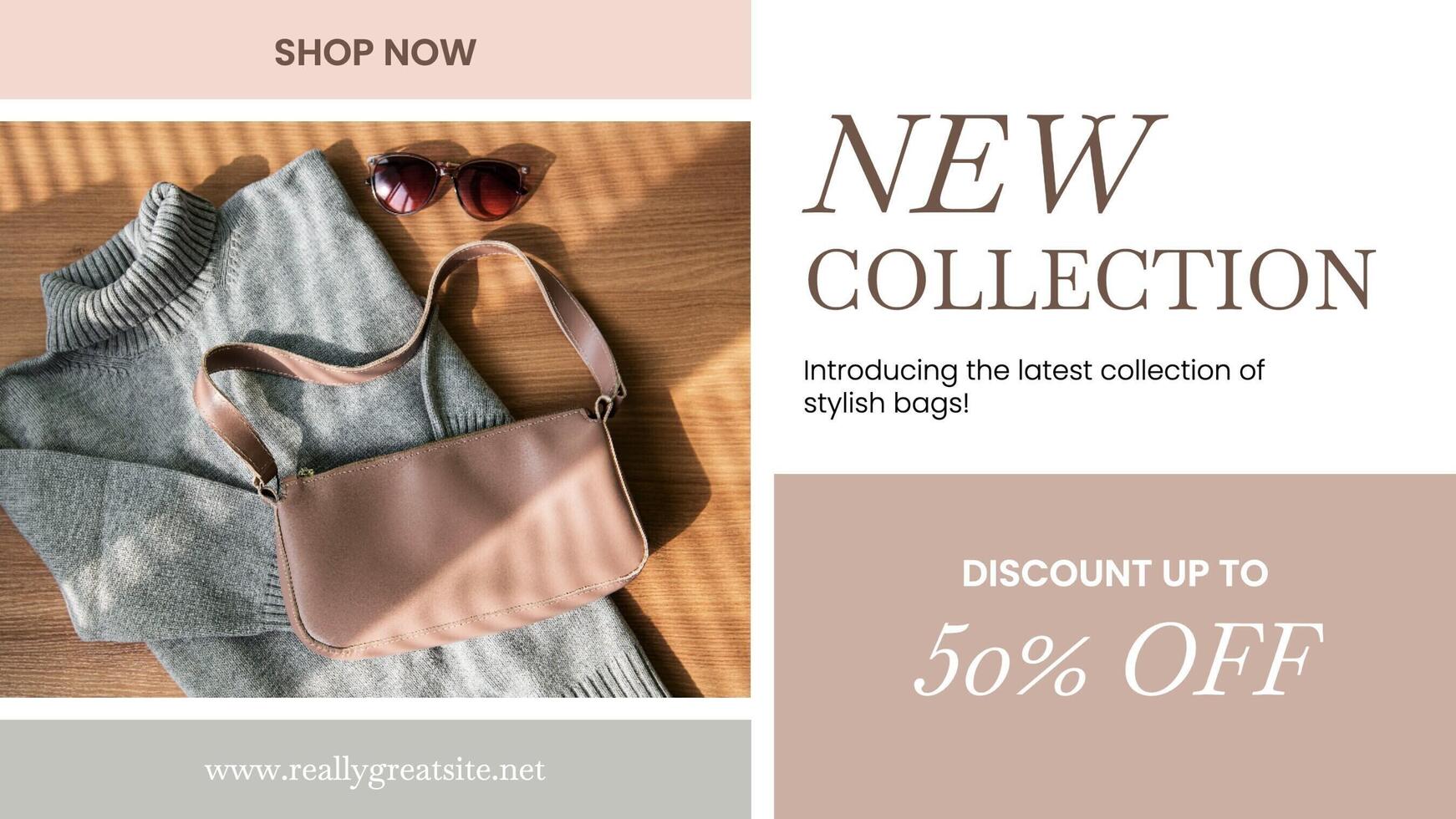 New Bag Collection Twitter Post template