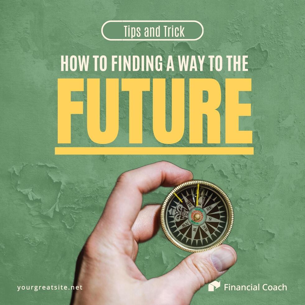 finance future for linkedin social media post template